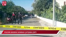 Bodrum'da polisin bir villaya düzenlediği baskında çatışma çıktı, olayda biri ağır iki polis yaralandı