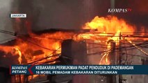 Kebakaran Permukiman Padat Penduduk di Pademangan