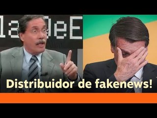 Bolsonaro diz que jornalista da Globo recebeu 375 mil por palestra no Senac