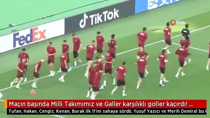 Milli Takım, Galler karşısında geriye düştü! Canlı anlatım