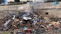 Pirámides de escombros en el río Andarax: Vox denuncia que la lluvia 