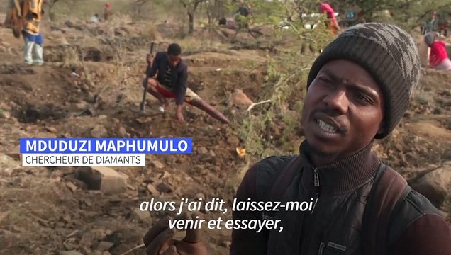 Afrique du Sud: folle ruée vers de prétendus diamants