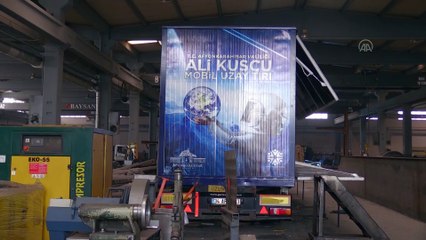 AFYONKARAHİSAR - Köylerdeki çocuklara uzayı sevdirecek 'Ali Kuşçu Mobil Uzay Tırı'  yola çıkıyor