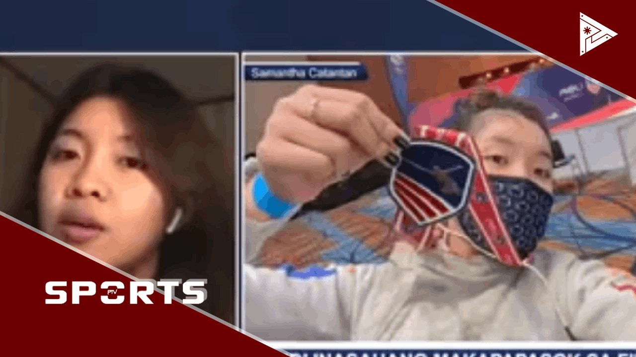 Panayam ng PTV Sports Women's Foil, Philippine fencing team, Samantha Catantan #PTVSports