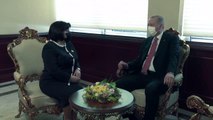 Cumhurbaşkanı Erdoğan, Azerbaycan Milli Meclisi Başkanı Gafarova ile görüştü