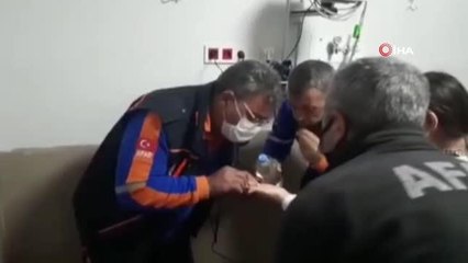 AFAD ekipleri, parmakta sıkışan yüzüğü çıkarttı