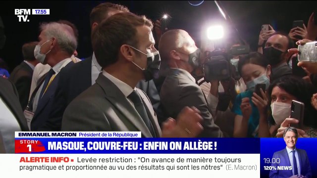 Emmanuel Macron sur le Covid-19: Rien n'est gagné, j'invite tous nos concitoyens à continuer à se faire vacciner