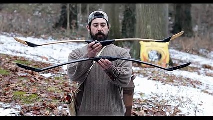 Traditional Archery: Primitive Bamboo Deflex Recurve New!