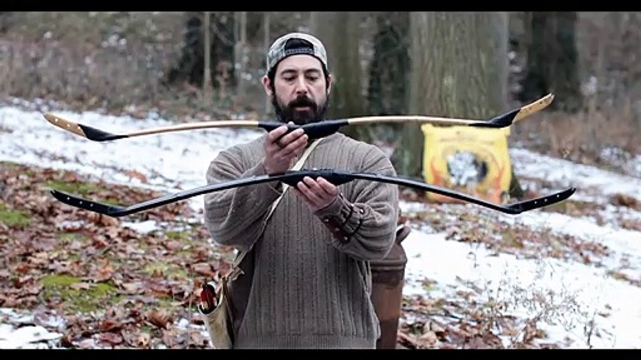Traditional Archery: Primitive Bamboo Deflex Recurve New!