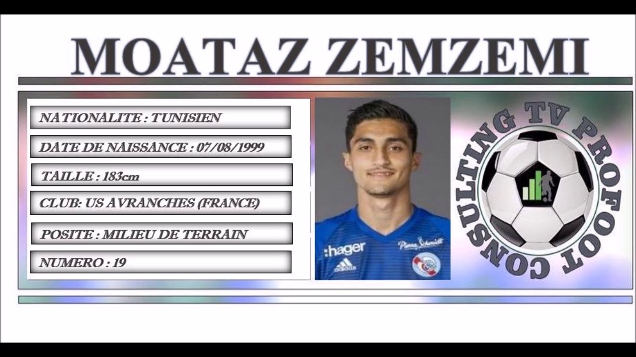 MOATAZ ZEMZEMI●II Best Skills & Passes II● US AVRANCHES (FRANCE)