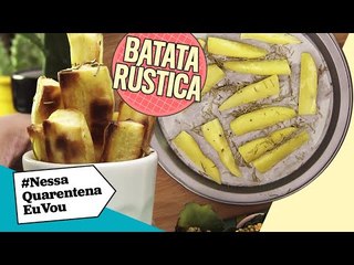 BATATA DOCE RÚSTICA | Bota esse forninho pra funcionar, Giovana!