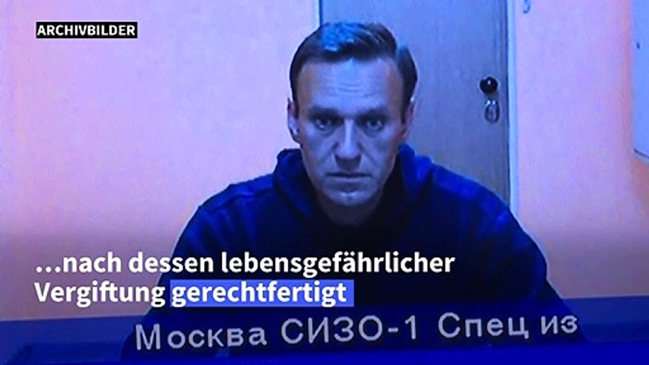 Putin rechtfertigt Inhaftierung von Alexej Nawalny