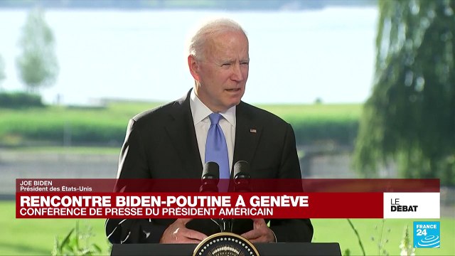 Biden-Poutine : Nous allons continuer à exprimer nos inquiétudes sur les droits humains , affirme Joe Biden