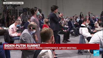 REPLAY: Vladimir Putin holds news conference after meeting with Biden