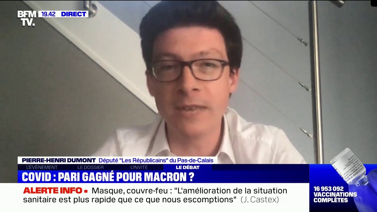 Pierre-Henri Dumont pointe la "concomitance politique" entre les annonces de Jean Castex et les élections