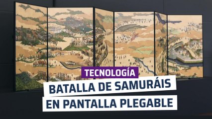 [CH] Batalla de Samuráis en pantalla plegable