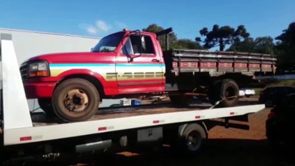Caminhonete F-4000 furtada ontem no Centro é localizada pela Polícia Militar