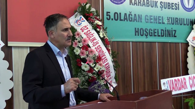 KARABÜK - Sağlık-Sen Genel Başkanı Durmuş: 'Birincil talebimiz, sağlık çalışanlarının istihdamının artırılmasıdır'