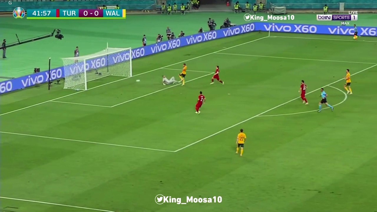 تركيا 0 × 2 ويلز | اهداف المباراة بصوت المعلق محمد بركات ⚽ "