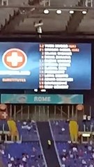 Italia - Svizzera, applausi per Petkovic al momento della formazioni