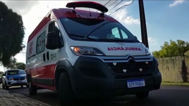 Mulher, de 46 anos, é socorrida pelo Samu no Pioneiros Catarinenses, após apresentar crise de convulsiva