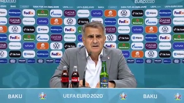 BAKÜ - Türkiye - Galler maçının ardından - Şenol Güneş (1)