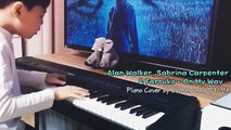 Alan Walker, Sabrina Carpenter & Farruko - On My Way(Piano Cover) | Song Arr.Jfla | 10 Years Old