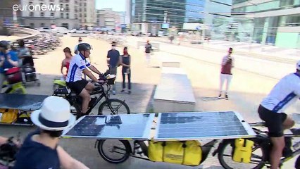 فيديو: رحلة أوروبية طولها 10 آلاف كيلومتر بدراجات تعمل بالطاقة الشمسية