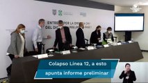 Informe preliminar de Línea 12 del Metro encuentra soldaduras deficientes