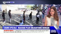 L'obligation de porter le masque sera levée aussi dans les cours d'école dès ce jeudi