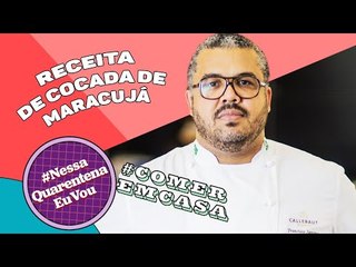 Especial Festa Junina: cocada de maracujá