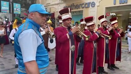 - Bakü sokaklarında Mehter Marşlı Euro 2020 coşkusu