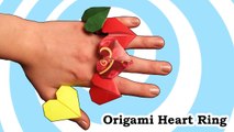 Diy: Paper Origami Heart Ring Instructions