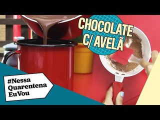 CHOCOLATE QUENTE COM CREME DE AVELÃ | Vem ficar quentinho com a gente