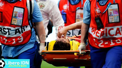 Detik Detik Cidera Pemain Rusia Mario Fernandes