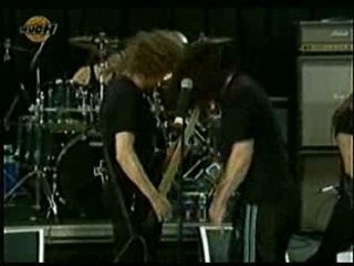 Ozzy present the new bassist Jason Newsted