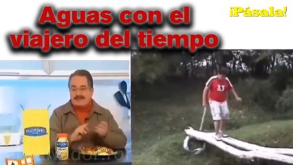 AGUAS CON EL VIAJERO DEL TIEMPO 