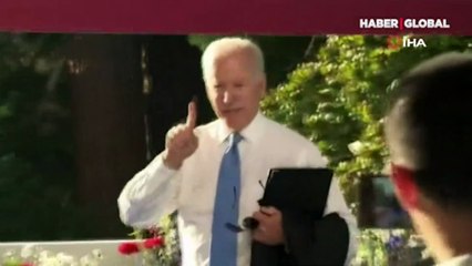 Biden, ısrarla soru soran muhabiri azarladı
