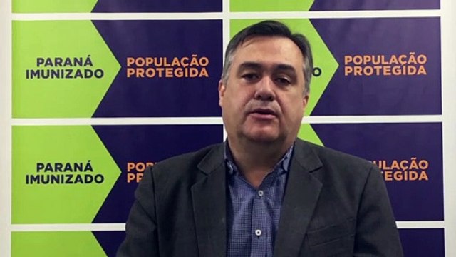 Secretário Beto Preto comenta sobre o calendário de vacinação contra a Covid-19 no Paraná