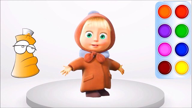 Learn Colors for Kids with Masha and the Bear Learning Flashy Color Animation for Baby Toddlers Kids
