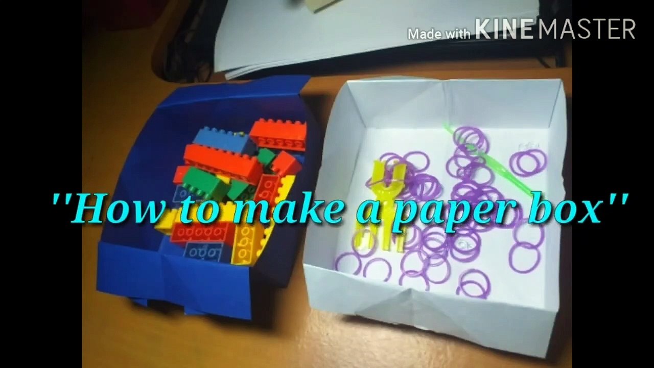 How To Make A Paper Box? (Origami) Box Na Gawa Sa Papel