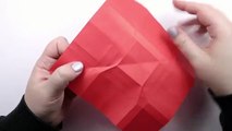 Origami Angled Base Box - Origami Pot Tutorial - Paper Kawaii