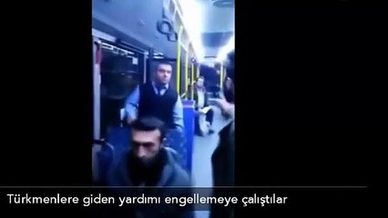 PKK'lılar Türkmenlere giden yardımı engelledi