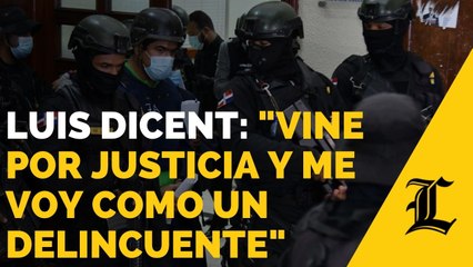 Luis Dicent, acusado en caso Lotería Nacional: Vine por justicia y me voy como un delincuente