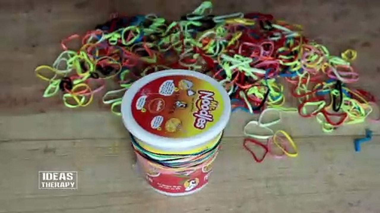 Instant Noodle Vs Rubber Bands | Latest Experiment Challenge Video | Ideas Therapy