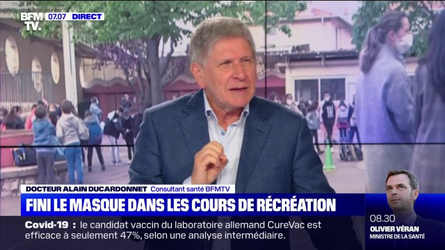 Covid-19: le masque n'est plus obligatoire non plus dans les cours de récréation