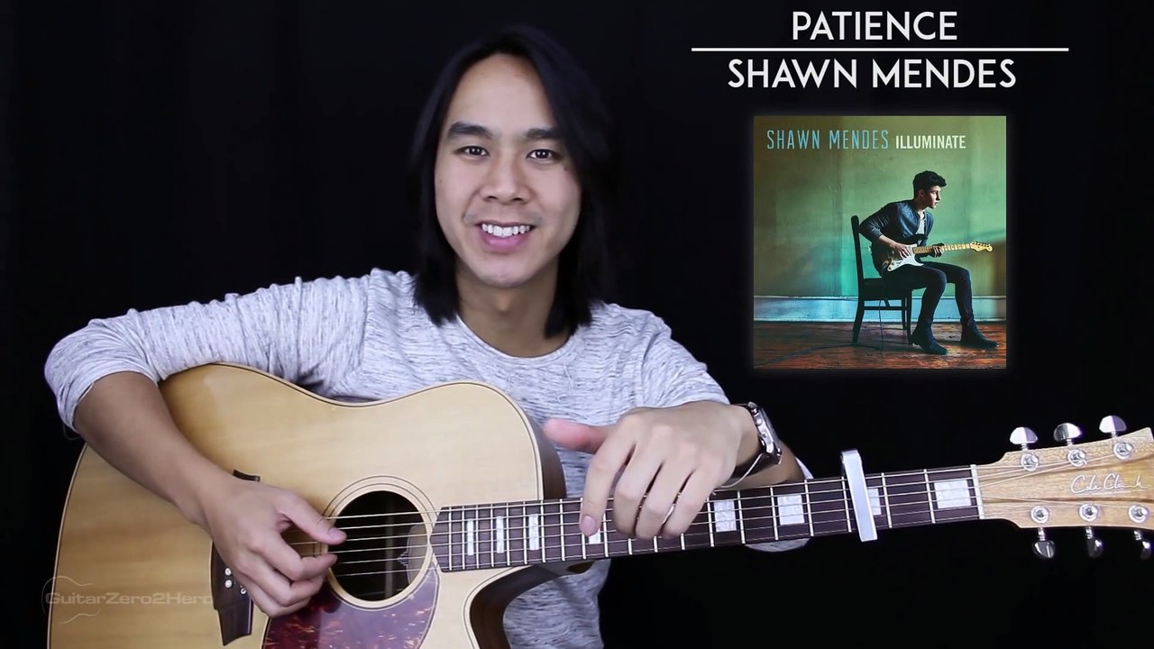 Patience Guitar Tutorial - Shawn Mendes Guitar Lesson Tabs + Chords + Guitar Cover