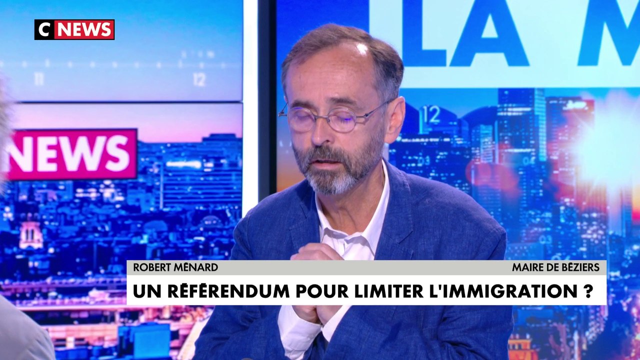 Robert Ménard se dit favorable à une baisse de l'immigration