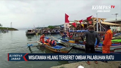Berenang Terlalu Jauh, Wisatawan Hilang di Palabuhan Ratu