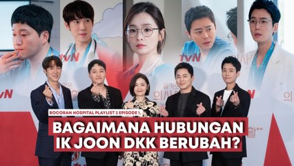 Bocoran Hospital Playlist 2 Episode 1, Song Hwa Terima Perasaan Ik Joon?